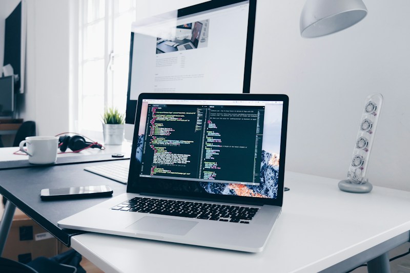 Digital workflow being built on a computer